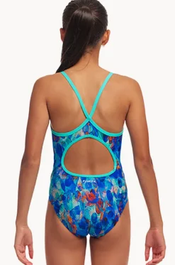 Girls Paint Press Diamond Back One Piece|Funkita Online