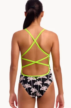 Girls Palm Night Strapped In One Piece|Funkita Sale