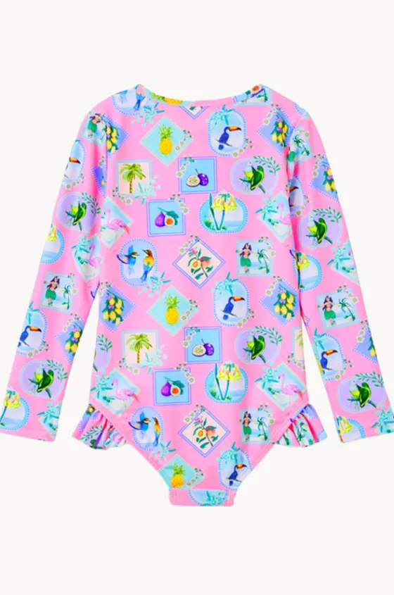 Girls Resort Sunsuit|Milky Best