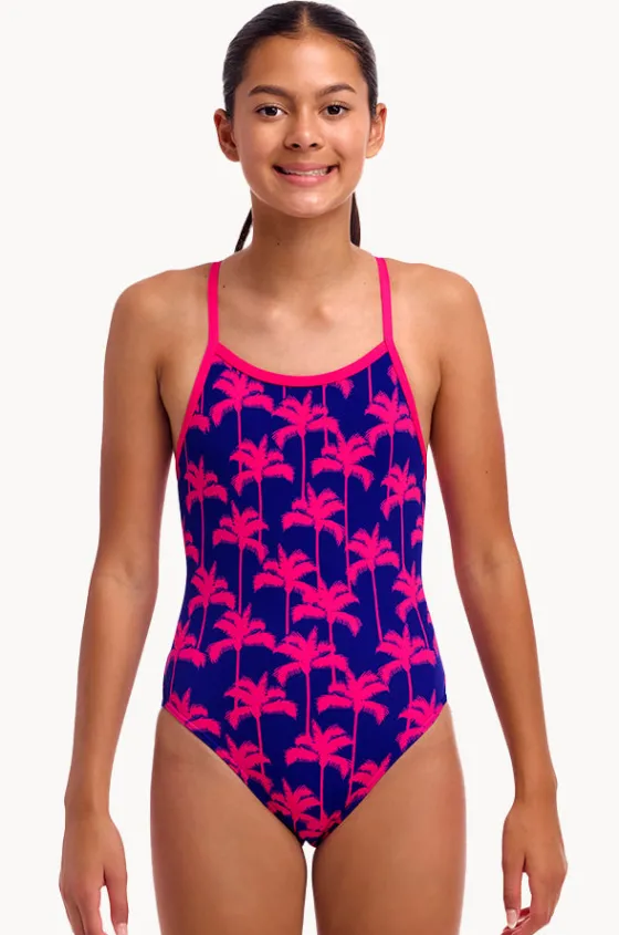 Girls Pinky Palms Single Strap One Piece|Funkita New