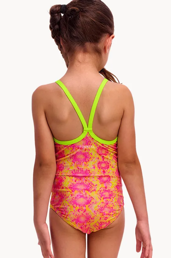 Girls Poison Pink One Piece|Funkita Outlet