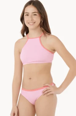 Girls Premium Rib 2.0 High Neck Crop Set|Rip Curl Outlet