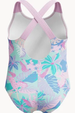 Girls Print Cross Back One Piece|Speedo Online
