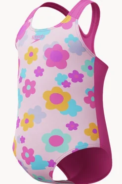 Girls Print One Piece|Speedo