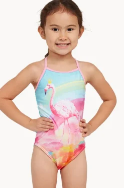 Girls Queeningo Cross Back One Piece|Zoggs Best