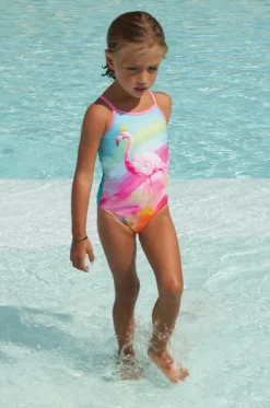 Girls Queeningo Cross Back One Piece|Zoggs Best