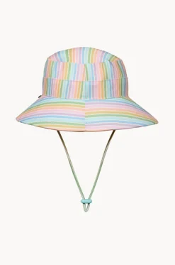 Girls Rainbow Classic Bucket Sunhat|Bedhead Clearance