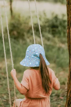 Girls Rainbow Ponytail Bucket Hat|Bedhead Hot