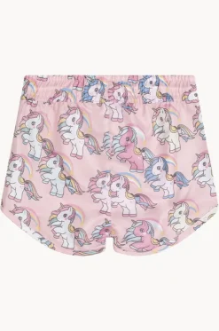Girls Rainbow Unicorn Swim Short|Huxbaby Clearance