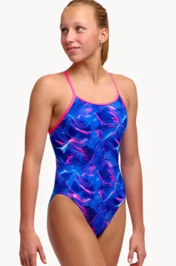 Girls Rising Tide Diamond Back One Piece|Funkita Outlet