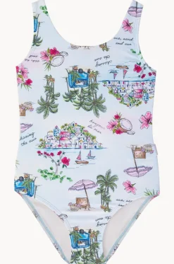 Girls Secret Vacay Cut Out One Piece|Seafolly Girls Sale