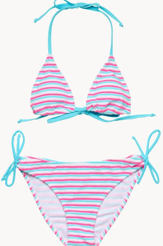 Girls Sorbet Stripe Tri Set|Snapper Rock Sale