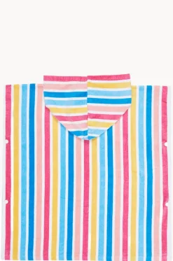 Girls Stripe Stay Magical Hooded Towel|Roxy Clearance