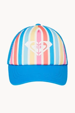 Girls Stripe Sweet Emotions Cap|Roxy Online