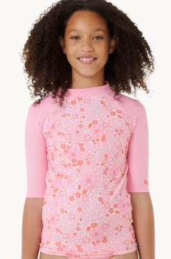 Girls Summer Sol Short Sleeve Suntop|Rip Curl Discount