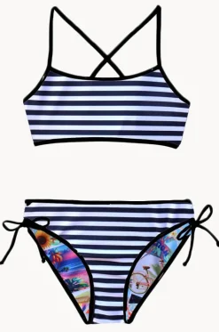 Girls Summer Vacay Reversible Crop Set|Salty Ink Sale