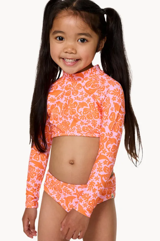 Girls Sun And Swell Crop Suntop Set|Rip Curl Clearance