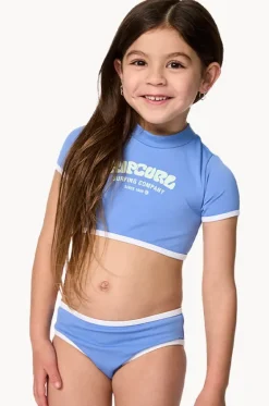Girls Surf Puff Crop Suntop Set|Rip Curl
