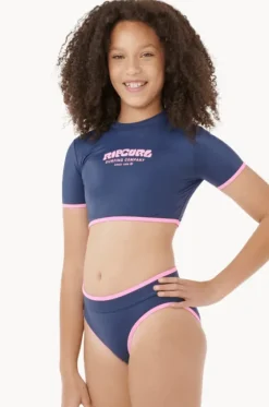 Girls Surf Puff Crop Suntop Set|Rip Curl Sale