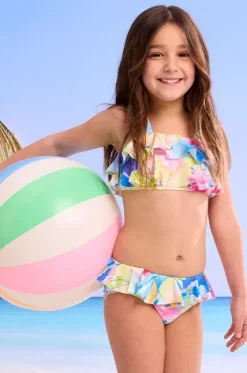 Girls Surrealism Frill Crop Set|Seafolly Girls Clearance