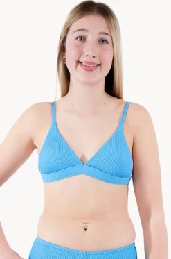 Girls Textured Fixed Tri|Base Swim Discount