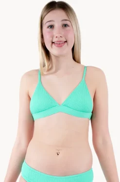 Girls Textured Fixed Tri|Base Swim Best