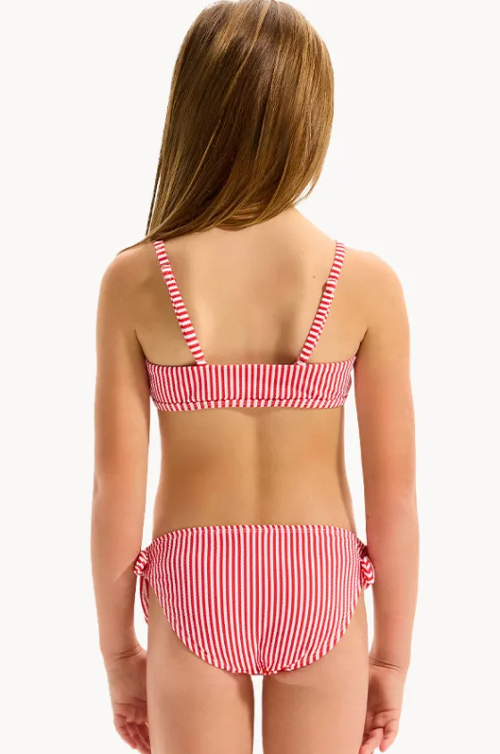 Girls Textured Stripe Tie Bralette Set|Seafolly Girls Best