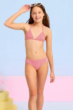 Girls Textured Stripe Tri Set|Seafolly Girls