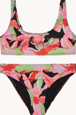Girls The Moves Floral Active Bralette Set|Roxy Online