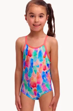 Girls Tickle Pink One Piece|Funkita Outlet