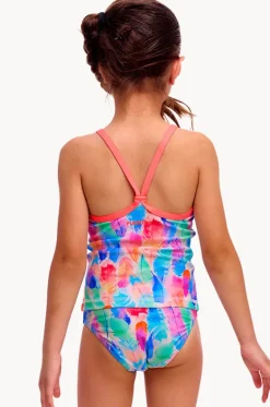 Girls Tickle Pink Tankini Set|Funkita Online