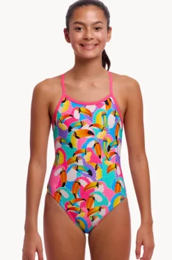 Girls Tou By Tou Single Strap One Piece|Funkita Hot