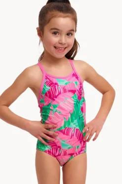 Girls Tropic Palm One Piece|Funkita Hot