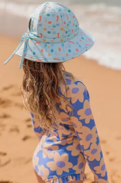 Girls Tropical Reef Swim Hat|Acorn Hot