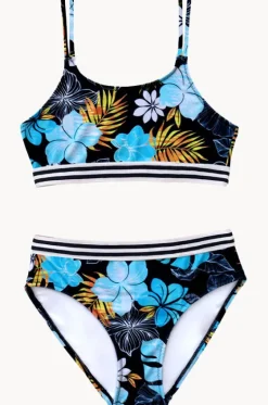 Girls Tropicana Crop Set|Salty Ink New
