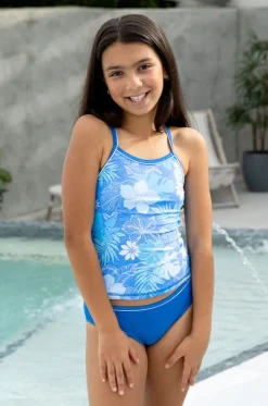 Girls Tropicana Tankini Set|Salty Ink New