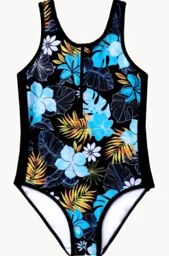 Girls Tropicana Zip One Piece|Salty Ink Sale