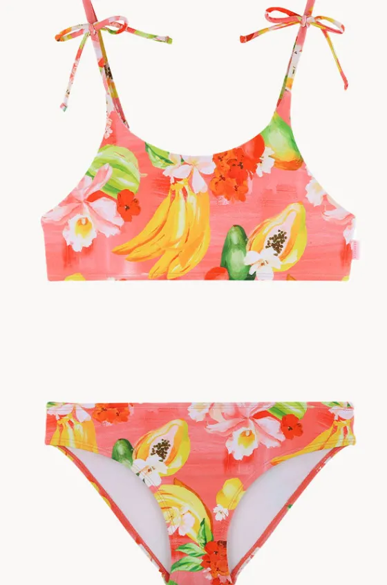 Girls Tropique Tie Crop Set|Seafolly Girls New