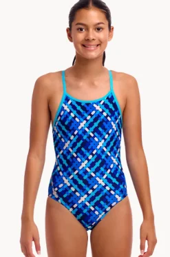 Girls Under Over Diamond Back One Piece|Funkita New