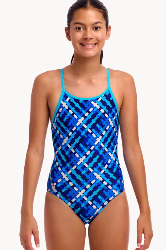Girls Under Over Diamond Back One Piece|Funkita New