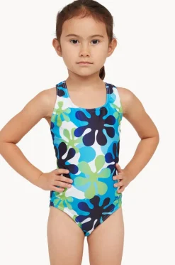 Girls Wild Child Action Back One Piece|Zoggs New