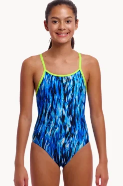 Girls Wing Streak Diamond Back One Piece|Funkita Clearance