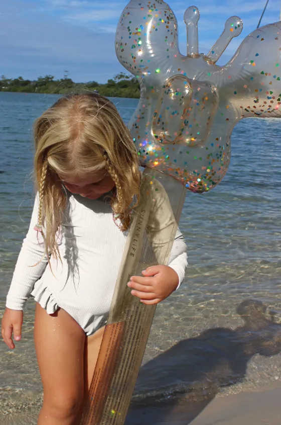 Glitter Cotton Candy Inflatable Noodle Set Of 2|Sunny Life Sale