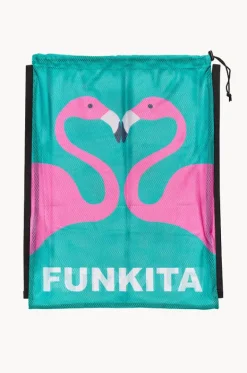 Go Flamingo Mesh Gear Bag|Funkita Discount
