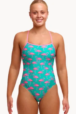 Go Flamingo Single Strap One Piece|Funkita Hot