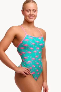 Go Flamingo Single Strap One Piece|Funkita Hot