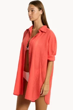 Heatwave Cover Up Shirt|Sea Level Best