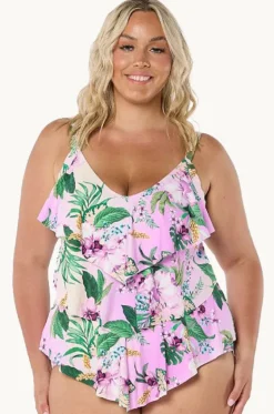 Honolulu Tiered Frill Tankini Separate|Capriosca