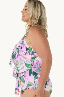 Honolulu Tiered Frill Tankini Separate|Capriosca