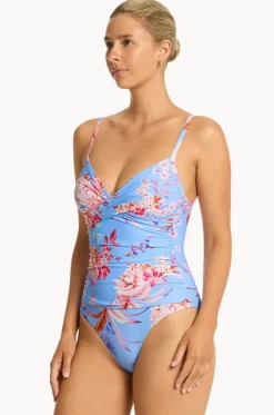 Indochine Cross Front Scoop Back One Piece|Sea Level Outlet